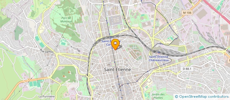 localisation de l'entreprise MONSIEUR RIDHA HADJAZI  SAINT-ETIENNE