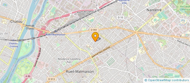 localisation de l'entreprise MONSIEUR RIDHA HAJAR à RUEIL-MALMAISON