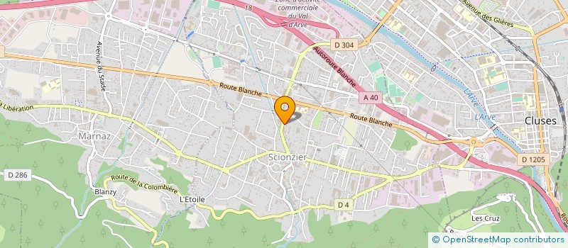 localisation de l'entreprise MONSIEUR RIDHA HAJJI  SCIONZIER