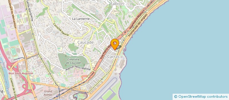localisation de l'entreprise MONSIEUR RIDHA HAMILA à NICE