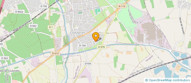 localisation de l'entreprise MONSIEUR RIDHA HAMROUNI  CODOGNAN