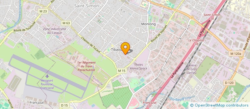 localisation de l'entreprise MONSIEUR RIDHA M NAFKI à TOULOUSE