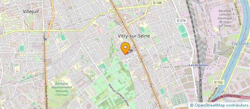 localisation de l'entreprise MONSIEUR RIDHA MAHOU  VITRY-SUR-SEINE