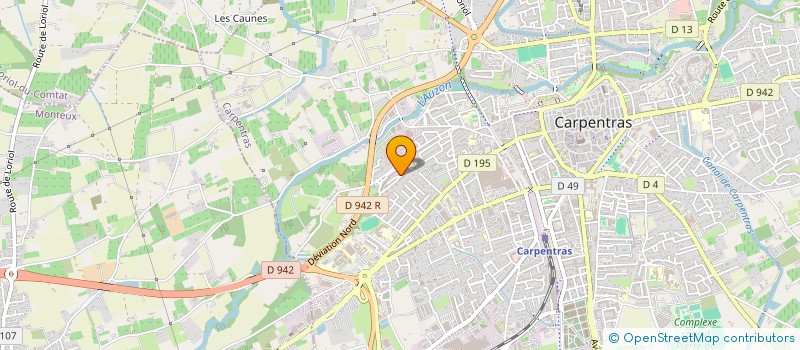 localisation de l'entreprise MONSIEUR RIDHA MEFTAH  CARPENTRAS