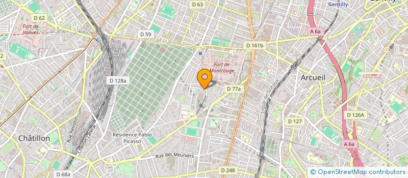 localisation de l'entreprise MONSIEUR RIDHA MEJRI à BAGNEUX