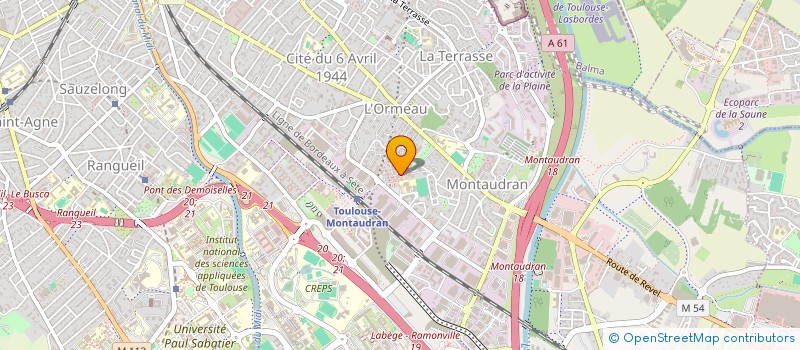 localisation de l'entreprise MONSIEUR RIDHA MESSAAOUI à TOULOUSE