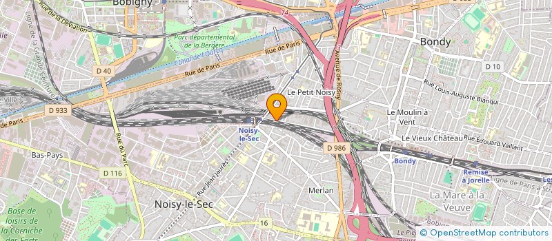 localisation de l'entreprise MONSIEUR RIDHA MEZRANI à NOISY-LE-SEC