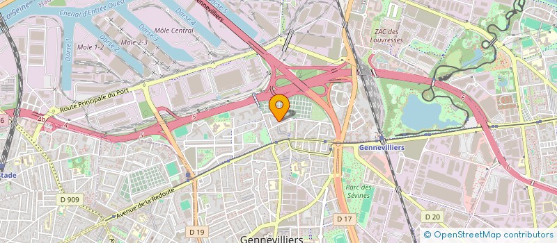 localisation de l'entreprise MONSIEUR RIDHA MKHININI à GENNEVILLIERS