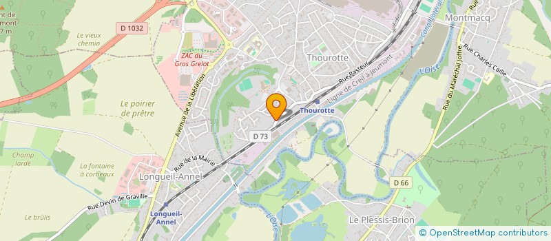 localisation de l'entreprise MONSIEUR RIDHA MOSLAH  THOUROTTE