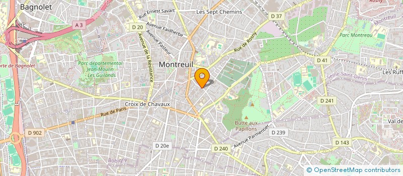 localisation de l'entreprise MONSIEUR RIDHA NFIS à MONTREUIL