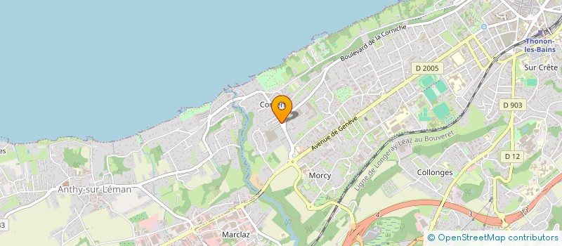 localisation de l'entreprise MONSIEUR RIDHA OULAD ALI à THONON-LES-BAINS