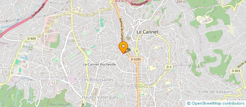 localisation de l'entreprise MONSIEUR RIDHA RAJHI à LE CANNET