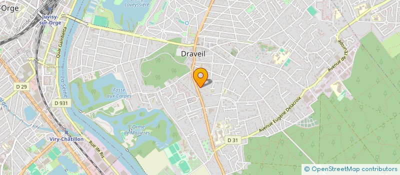 localisation de l'entreprise MONSIEUR RIDHA REBAI à DRAVEIL