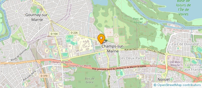 localisation de l'entreprise MONSIEUR RIDHA SAADALLAH  CHAMPS-SUR-MARNE