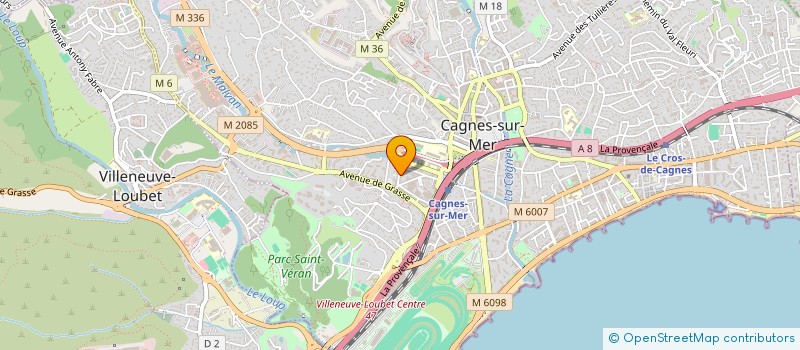 localisation de l'entreprise MONSIEUR RIDHA TALEB  CAGNES-SUR-MER