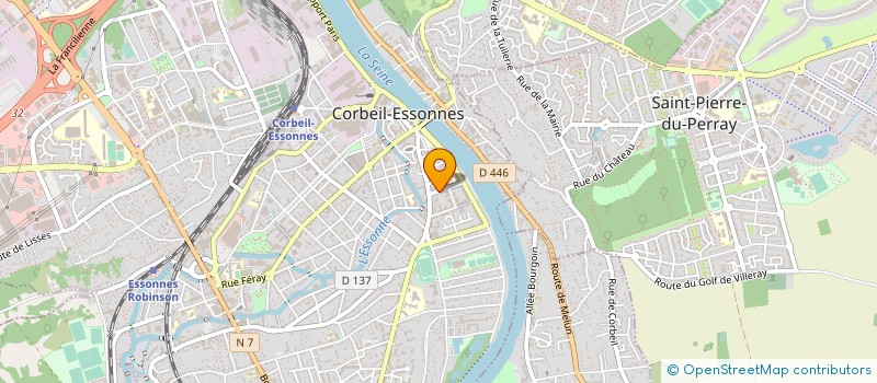 localisation de l'entreprise MONSIEUR RIDHA TOUIL à CORBEIL-ESSONNES
