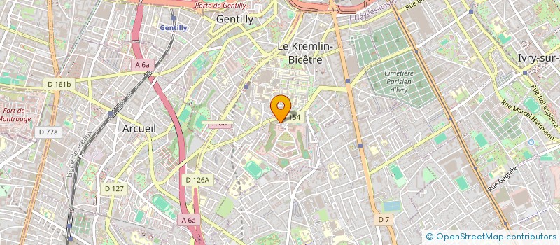 localisation de l'entreprise MONSIEUR RIDHA TRABELSI  LE KREMLIN-BICETRE