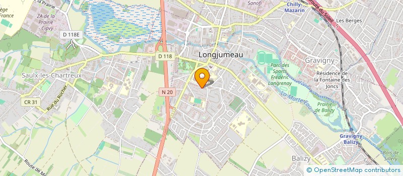 localisation de l'entreprise MONSIEUR RIDHA ZRIDETTE  LONGJUMEAU