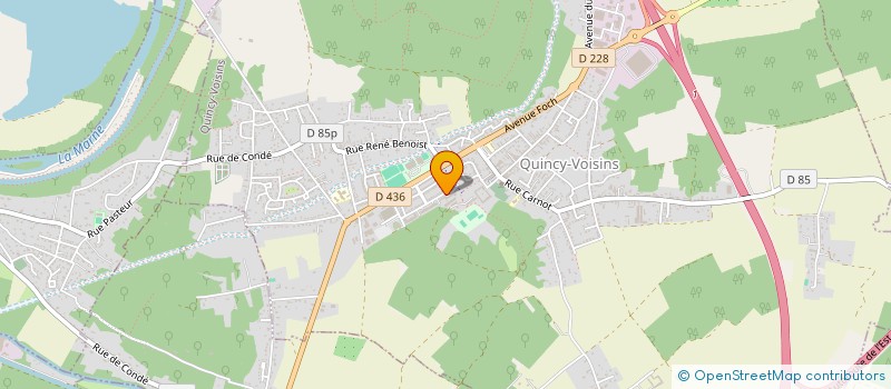 localisation de l'entreprise MONSIEUR RIDHEL MINSONGO  QUINCY-VOISINS