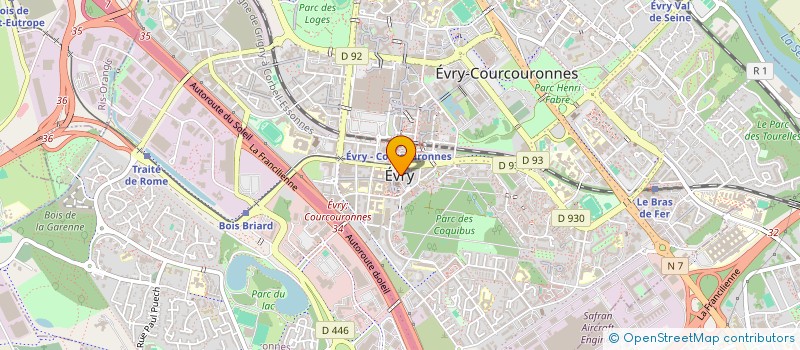 localisation de l'entreprise MONSIEUR RIDHWAAN RAMNARAIN à EVRY-COURCOURONNES
