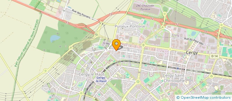 localisation de l'entreprise MONSIEUR RIDIS-DJIBRIL DIARRA  CERGY