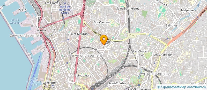 localisation de l'entreprise MONSIEUR RIDJALI YOUNOUSSA à MARSEILLE