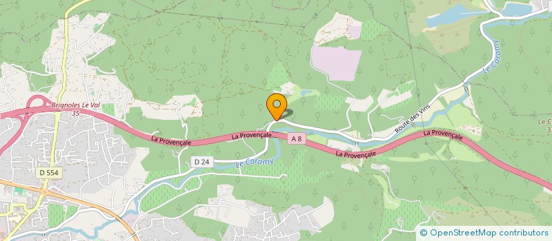 localisation de l'entreprise MONSIEUR RIDJY STOLL  BRIGNOLES