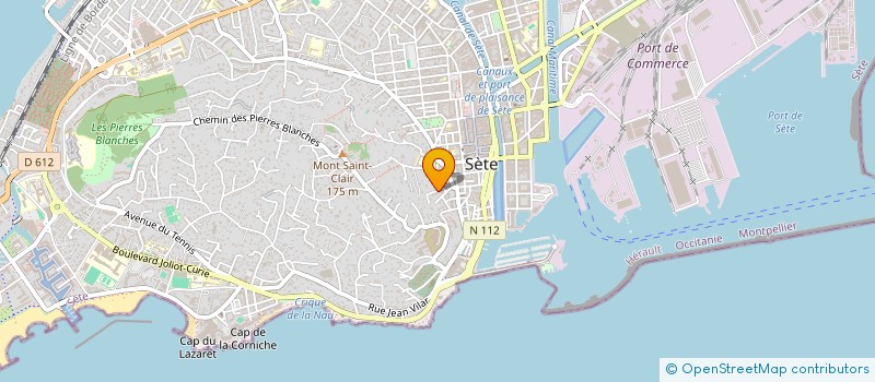 localisation de l'entreprise MONSIEUR RIDOUAN ABDECHAFI à SETE