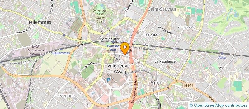 localisation de l'entreprise MONSIEUR RIDOUAN BELGHITI à VILLENEUVE-D'ASCQ