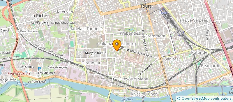 localisation de l'entreprise MONSIEUR RIDOUAN CHTIOUI AHARCHI  TOURS