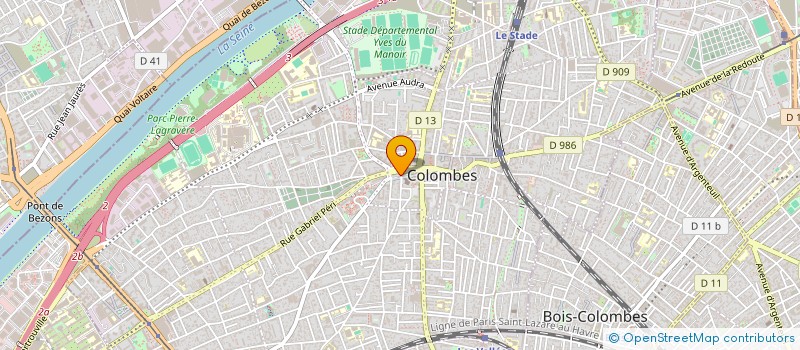 localisation de l'entreprise MONSIEUR RIDOUAN EDDAOUDI à COLOMBES
