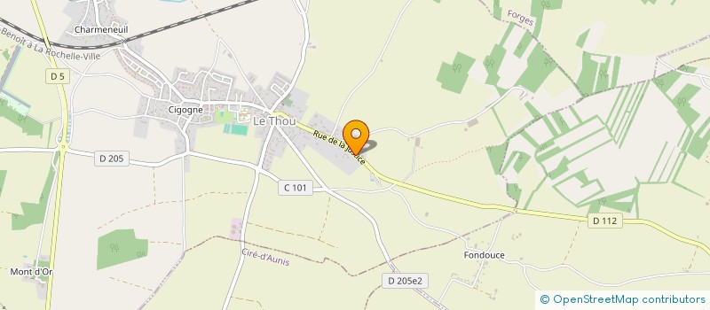 localisation de l'entreprise MONSIEUR RIDOUAN HADACHI  LE THOU