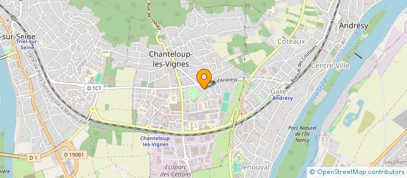 localisation de l'entreprise MONSIEUR RIDOUANE EL BOUZAIDI  CHANTELOUP-LES-VIGNES