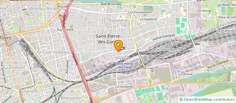 localisation de l'entreprise MONSIEUR RIDOUANE IDALI  SAINT-PIERRE-DES-CORPS