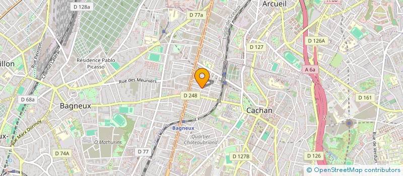 localisation de l'entreprise MONSIEUR RIDOUANE YAZIT  CACHAN