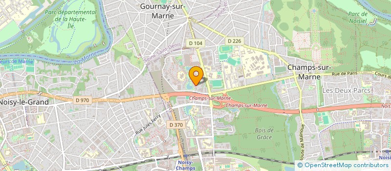 localisation de l'entreprise MONSIEUR RIDVAN ALSAC à CHAMPS-SUR-MARNE