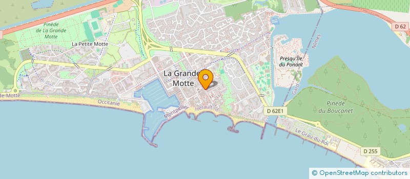 localisation de l'entreprise MONSIEUR RIDVAN DOGAN  LA GRANDE-MOTTE