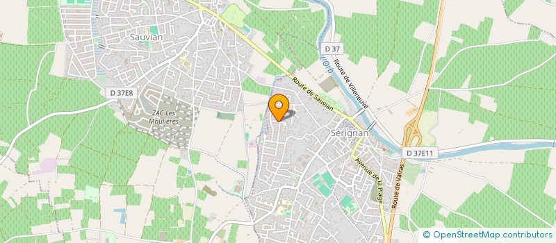 localisation de l'entreprise MONSIEUR RIDWAN AZIZ  SERIGNAN