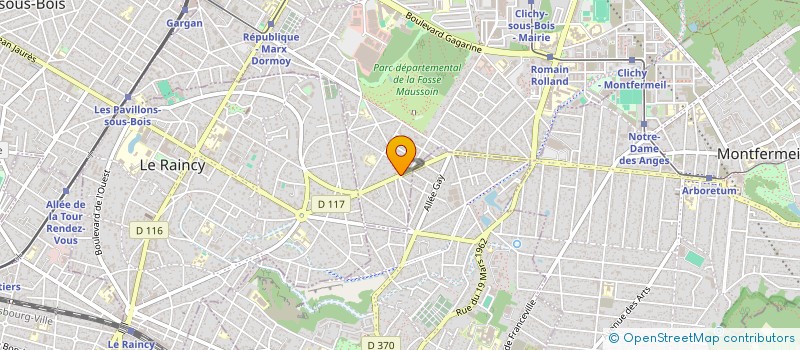 localisation de l'entreprise MONSIEUR RIDWAN NAFTI  CLICHY-SOUS-BOIS