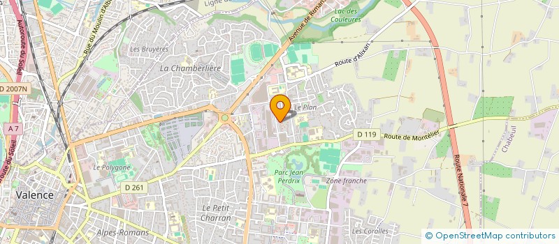 localisation de l'entreprise MONSIEUR RIDWAN REZAZGA  VALENCE