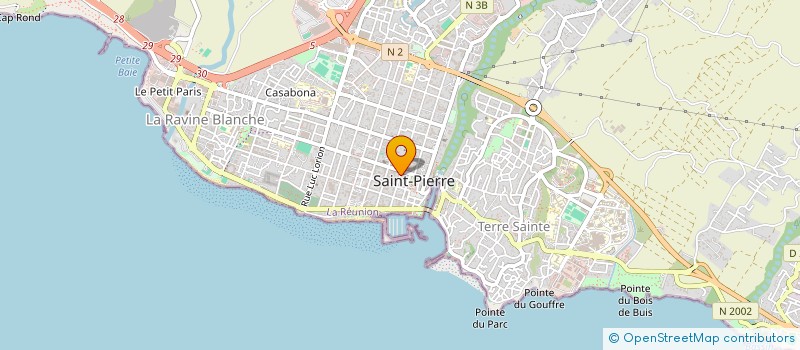 localisation de l'entreprise MONSIEUR RIDWANE MALLECK HOSSEN  SAINT-PIERRE