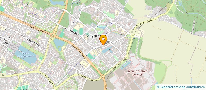 localisation de l'entreprise MONSIEUR RIDWANE SEDDIKI  GUYANCOURT