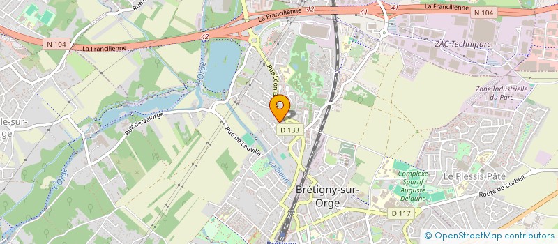 localisation de l'entreprise MONSIEUR RIDWANE SHAM à BRETIGNY-SUR-ORGE