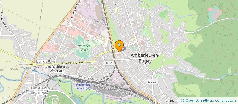 localisation de l'entreprise MONSIEUR RIEUL NAZE à AMBERIEU-EN-BUGEY