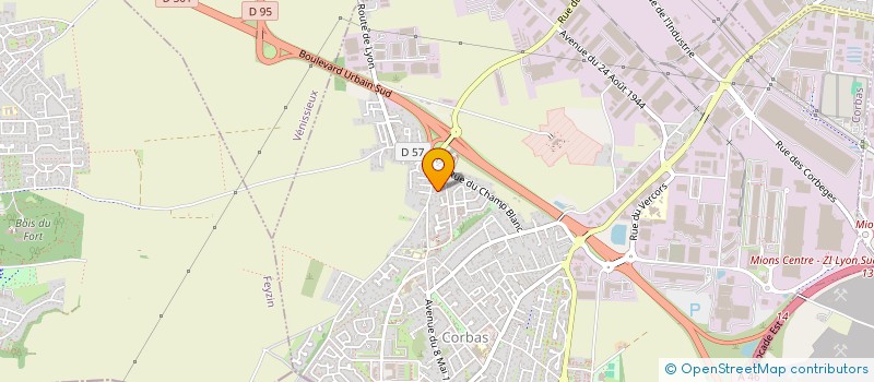 localisation de l'entreprise MONSIEUR RIEYAASE MOUHAMATH à CORBAS