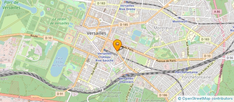 localisation de l'entreprise MONSIEUR RIFAT AHMED à VERSAILLES