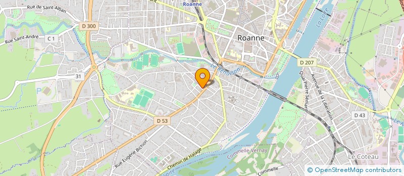 localisation de l'entreprise MONSIEUR RIFAT YUKSEL  ROANNE