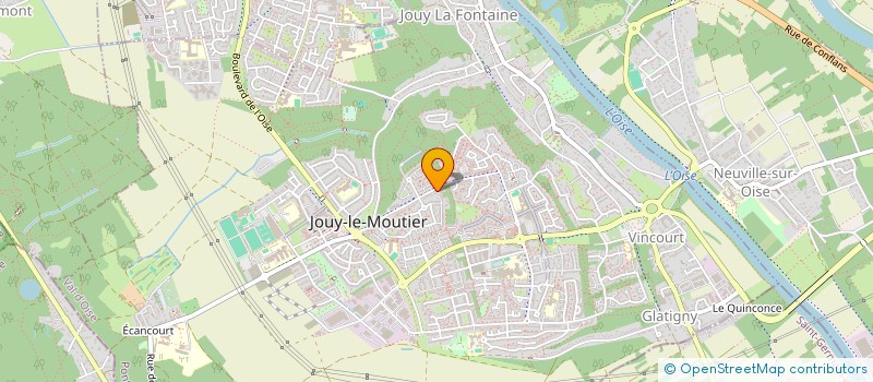 localisation de l'entreprise MONSIEUR RIFICK SAVIERA  JOUY-LE-MOUTIER