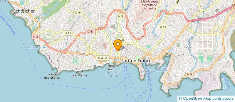 localisation de l'entreprise MONSIEUR RIGAUD CHERY à FORT-DE-FRANCE