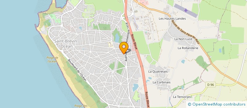 localisation de l'entreprise MONSIEUR RIGAUD VINCENT à SAINT-BREVIN-LES-PINS